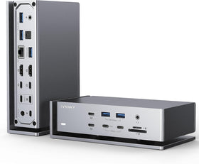 IVANKY FusionDock Max quad 6K setup for powerful multi-monitor workflows.