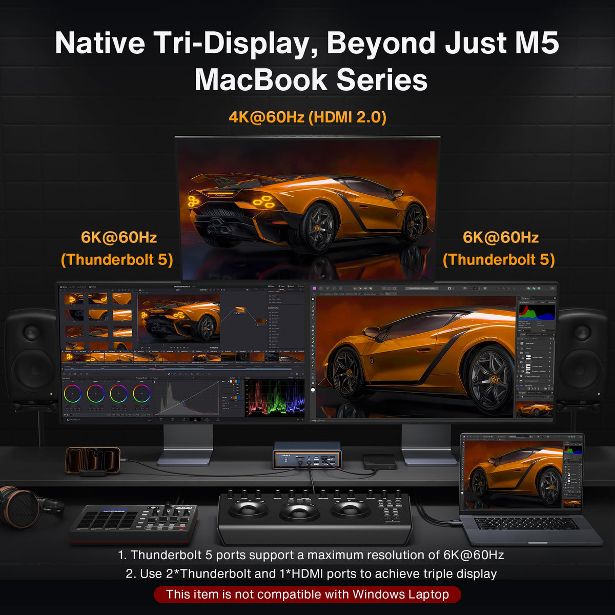 iVANKY FusionDock Max 2 cooling system keeps a MacBook cool during heavy use