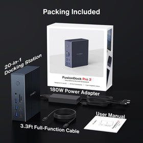 IVANKY FusionDock Pro compatibility with MacBook and Windows laptops
