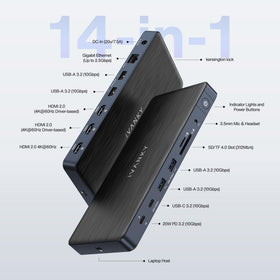IVANKY FusionDock Pro triple 4K60 outputs enable vibrant multi-monitor setups.