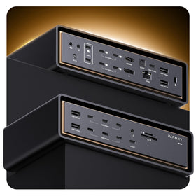 IVANKY FusionDock Ultra front view for a clean Mac desk setup