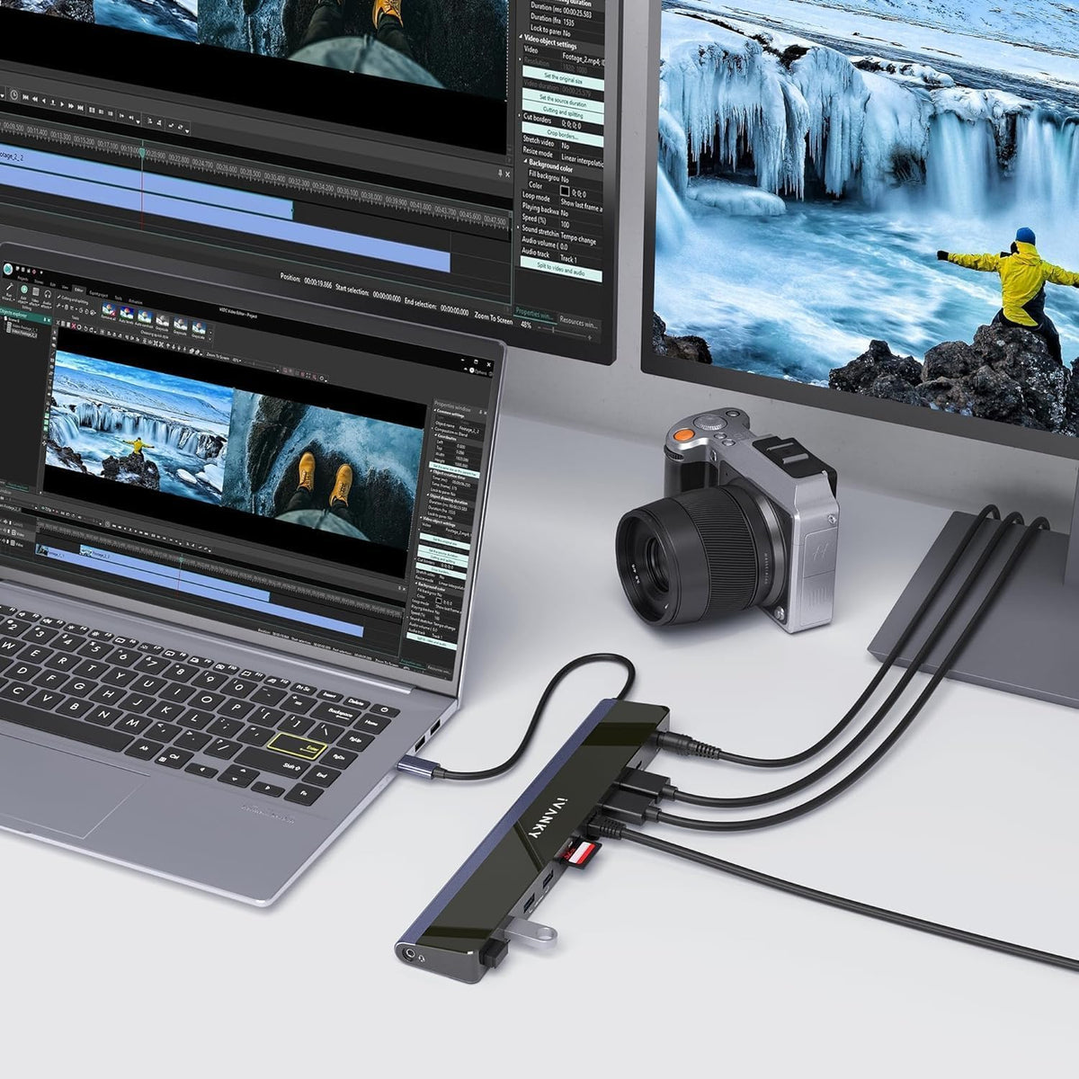 IVANKY Gigabit Ethernet ensures a stable wired network