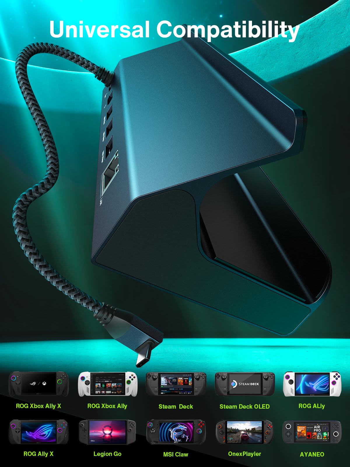iVANKY dock highlighting three USB-A 3.0 ports for peripherals