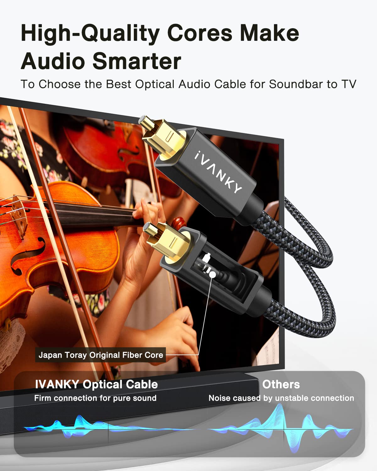 IVANKY slim metal shell aids heat dissipation and sleek installation