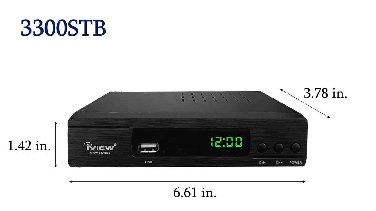 IVIEW connected to modern TV via HDMI delivering crisp digital picture