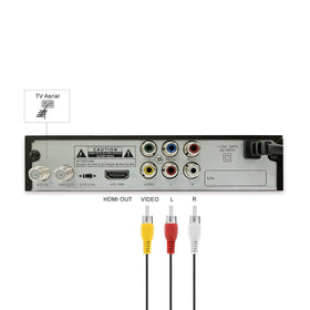 IVIEW 3300STBA remote control for quick navigation and scheduling
