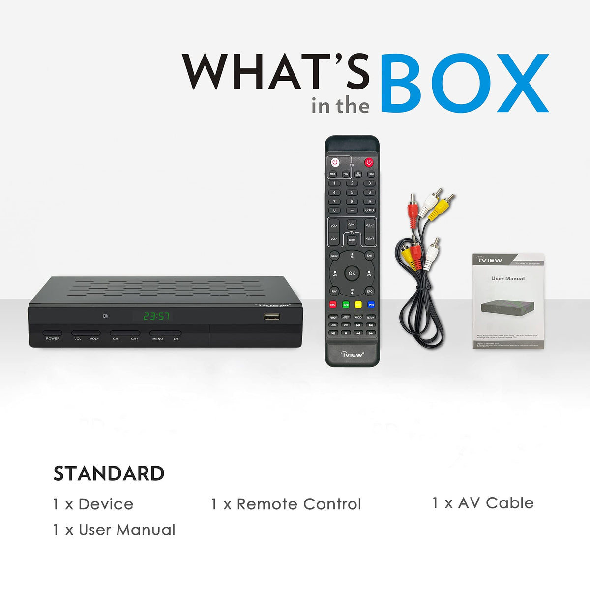 IVIEW 3500STB III ATSC tuner for local digital channels