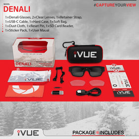 iVue Denali polarized lenses reduce glare for outdoor filming