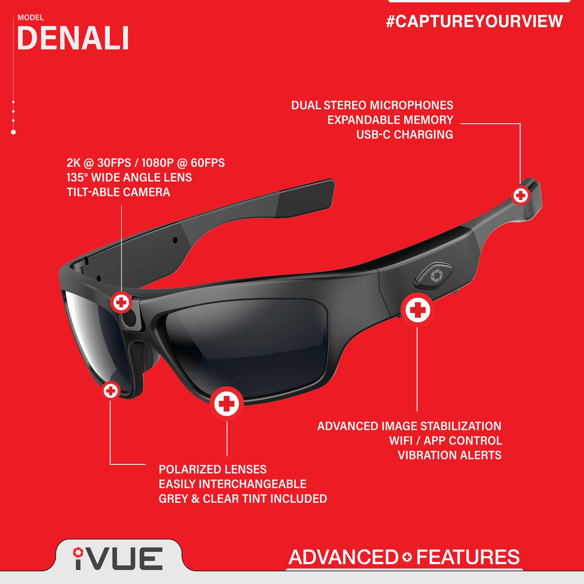 iVue Denali TR90 frames are lightweight and durable for daily wear