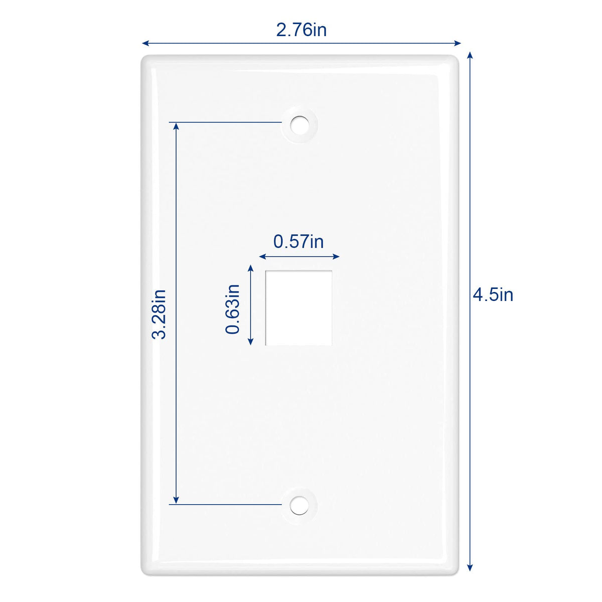 iwillink 25-pack wall plates for quick renovations and professional cable management.