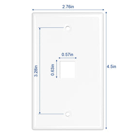iwillink 25-pack wall plates for quick renovations and professional cable management.