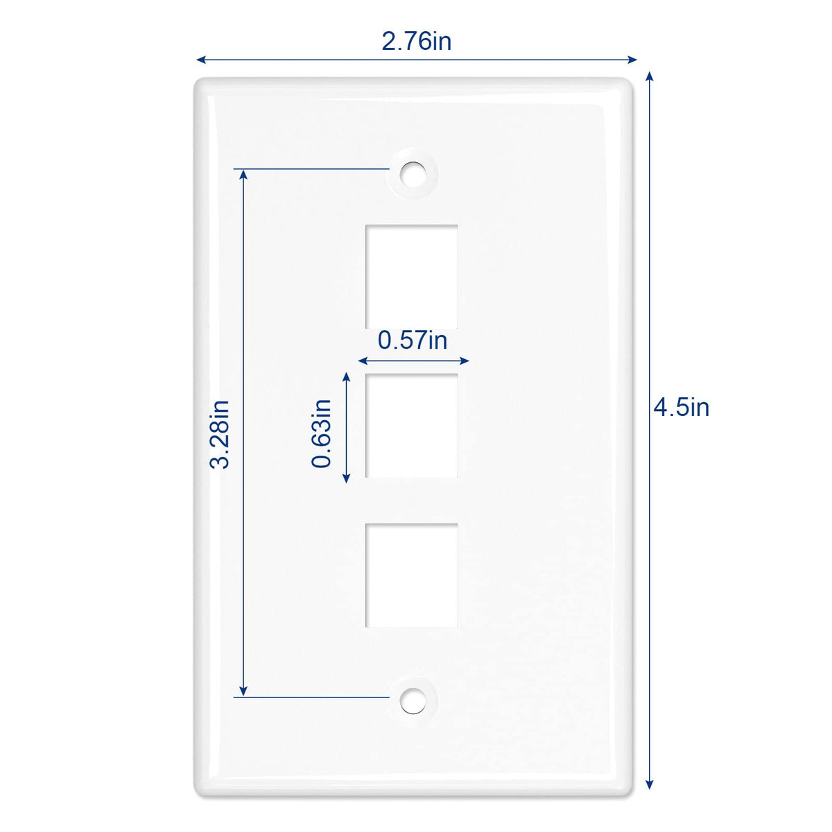 iwillink easy installation wall plate includes tool-free setup.