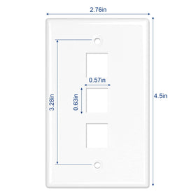 iwillink easy installation wall plate includes tool-free setup.