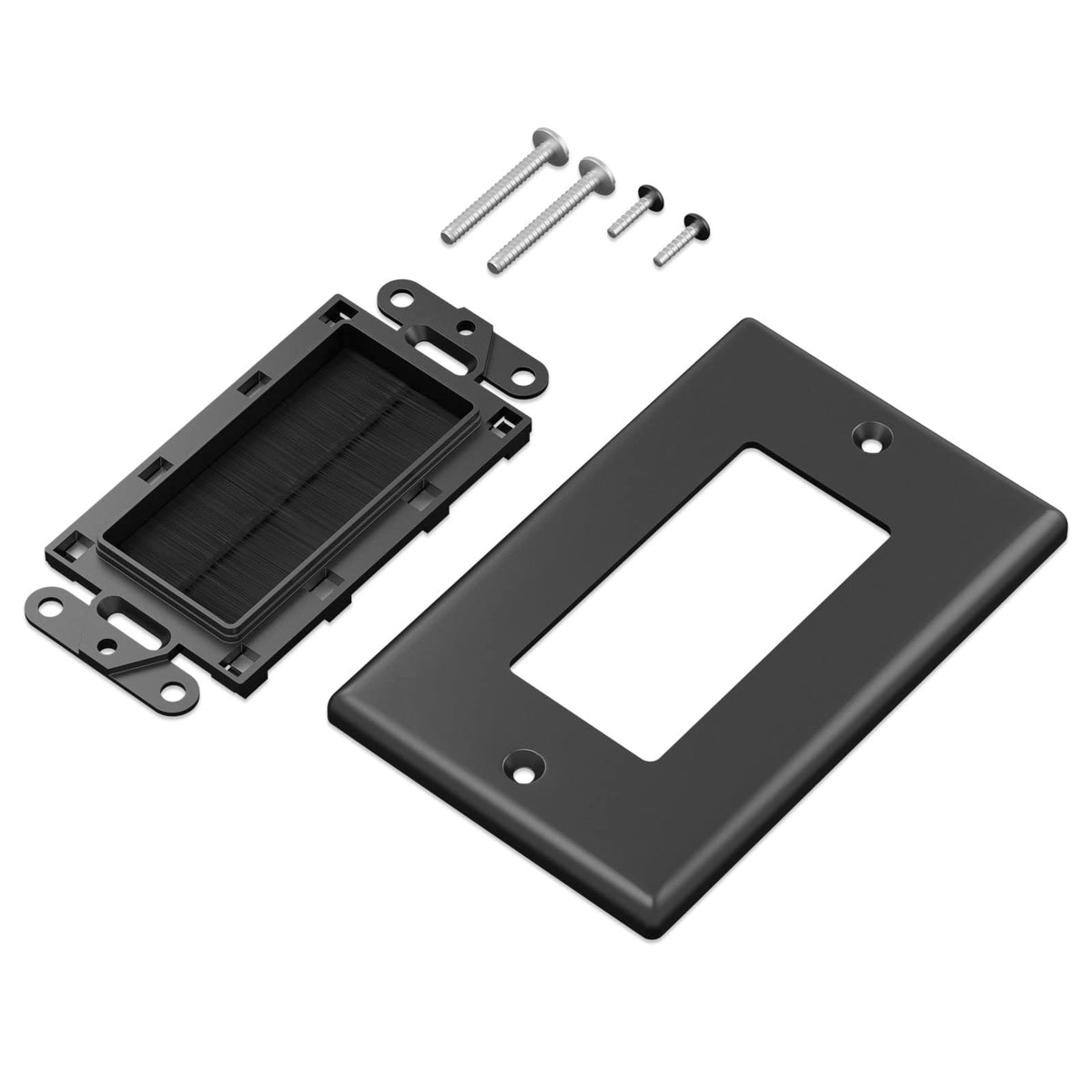 iwillink plate next to hand shows compact single-gang size advantage