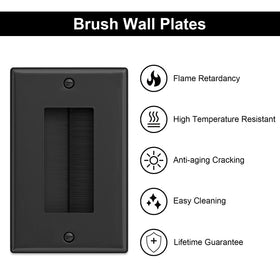 Iwillink Single-gang wall socket keeps cables neatly organized behind the wall