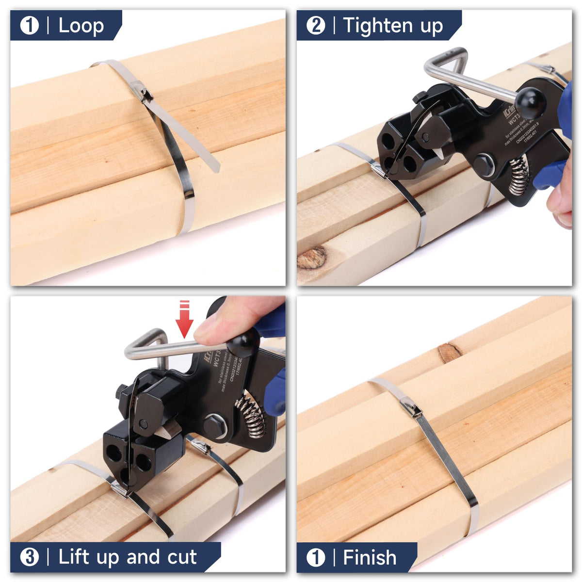 IWISS iCrimp built-in cutter and release simplifies workflow.