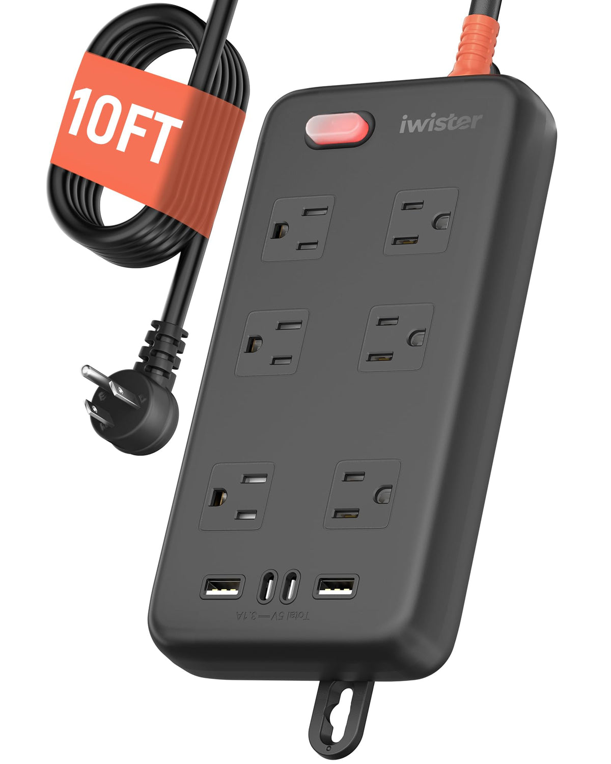 iwister front view showing all outlets and built quality for versatile use