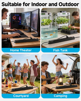 iwister powering camping lights and devices demonstrating outdoor multipoint use