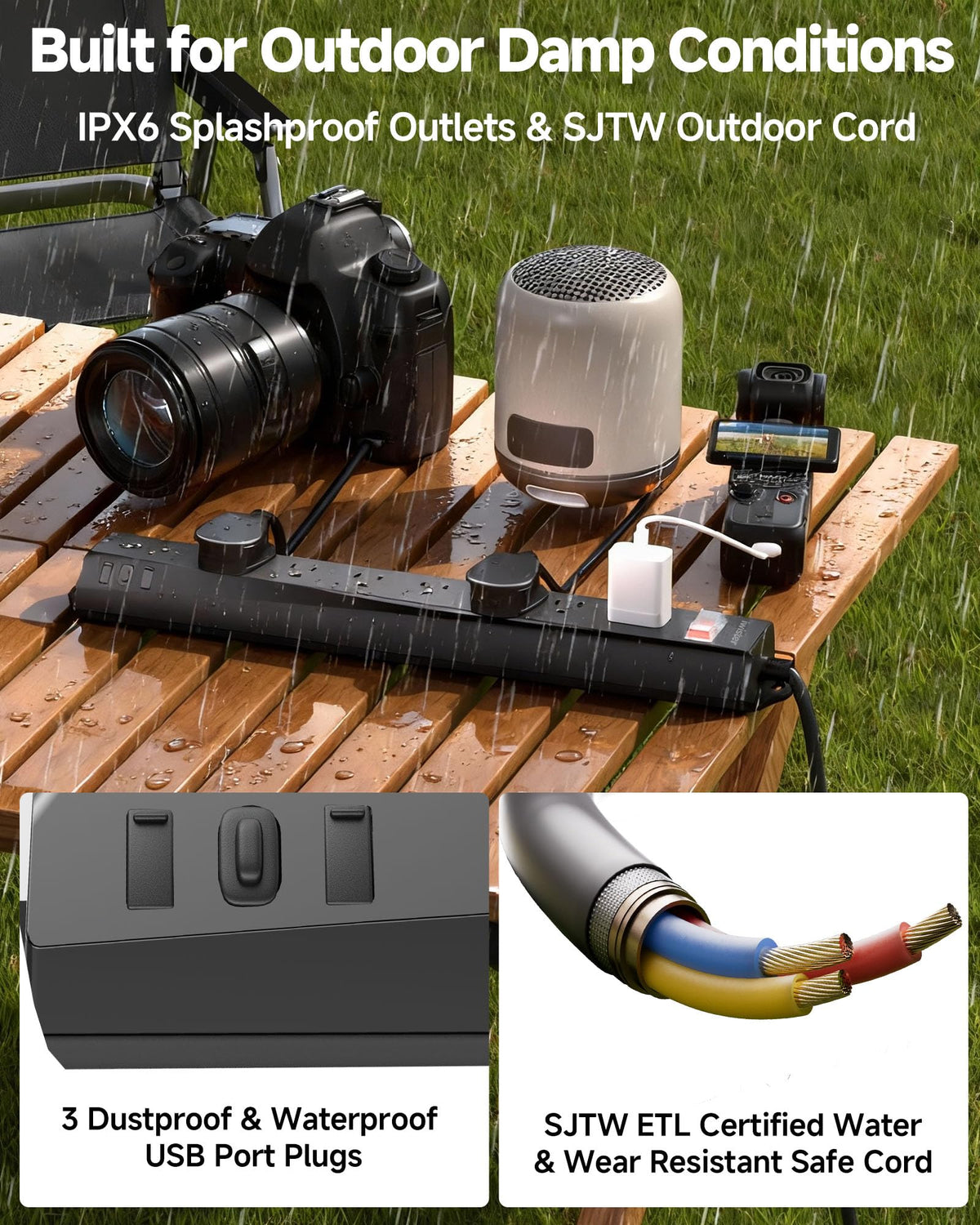 iwister size comparison with ruler showing compact form and long 15 ft cable