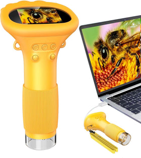 IWOBAC front view with screen showing clear specimen image, for quick inspection