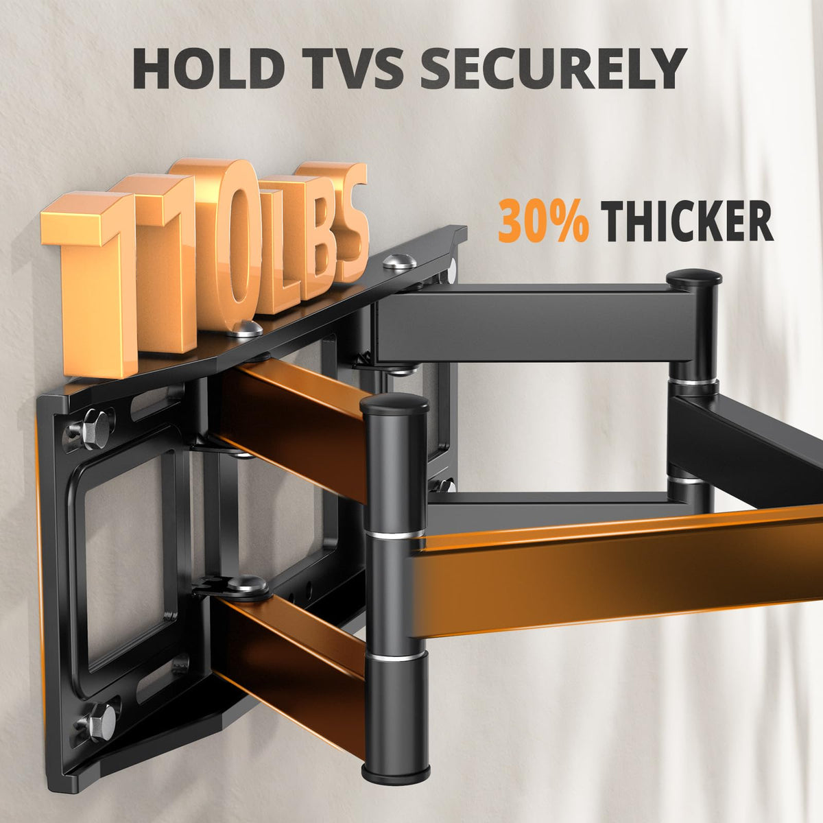 IWORKBOARD dual articulating arms extend smoothly for flexible positioning.