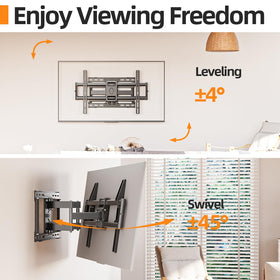 IWORKBOARD fully extended arm showing reach and easy connection access