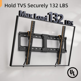 IWORKBOARD low profile wall mount creates a near flush TV look