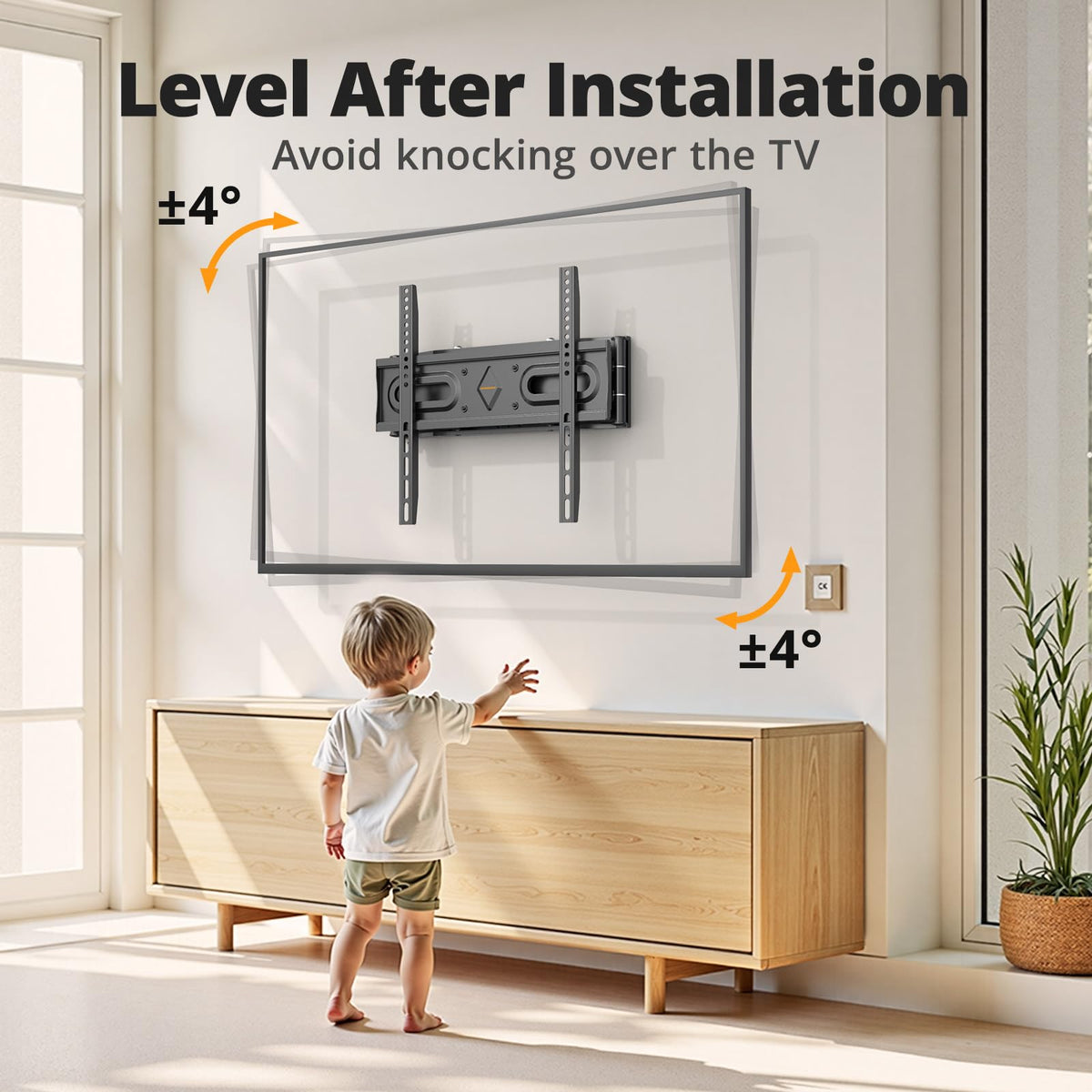 IWORKBOARD tilt, swivel, and level for precise alignment.