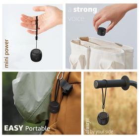 IXTECH pocket-size portable speaker design fits in pockets or bags.