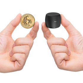 IXTECH portable Bluetooth speaker with remote shutter for hands-free photos.