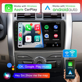 iying wireless CarPlay in Corolla enables hands-free calls and maps