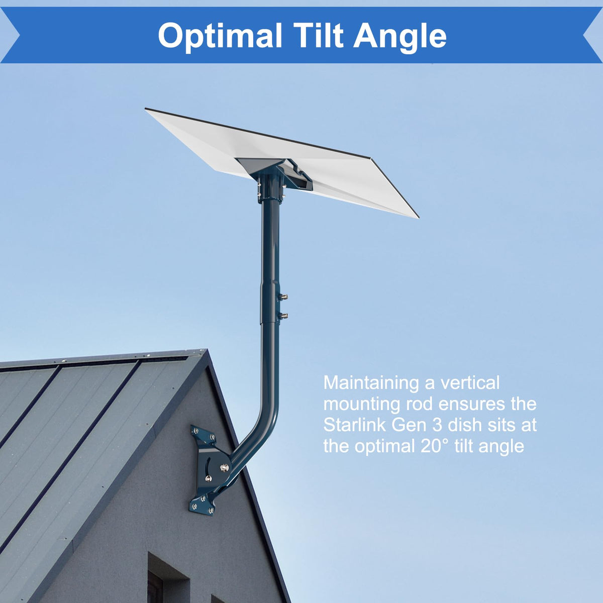 IZLTUV pivot pole detail highlighting extra-thick steel pipe for durability and wind resistance