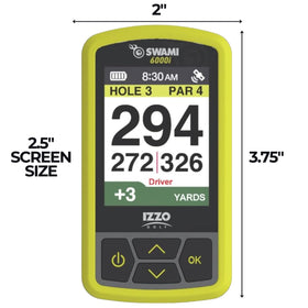 Izzo Swami 6000 digital scorekeeper screen tracks scores on the color display