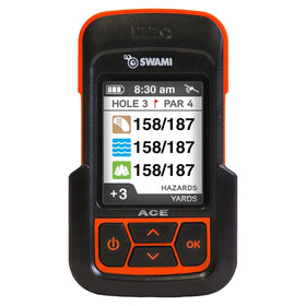 Izzo Swami ACE close-up of buttons and screen enabling simple one-button operation and legibility