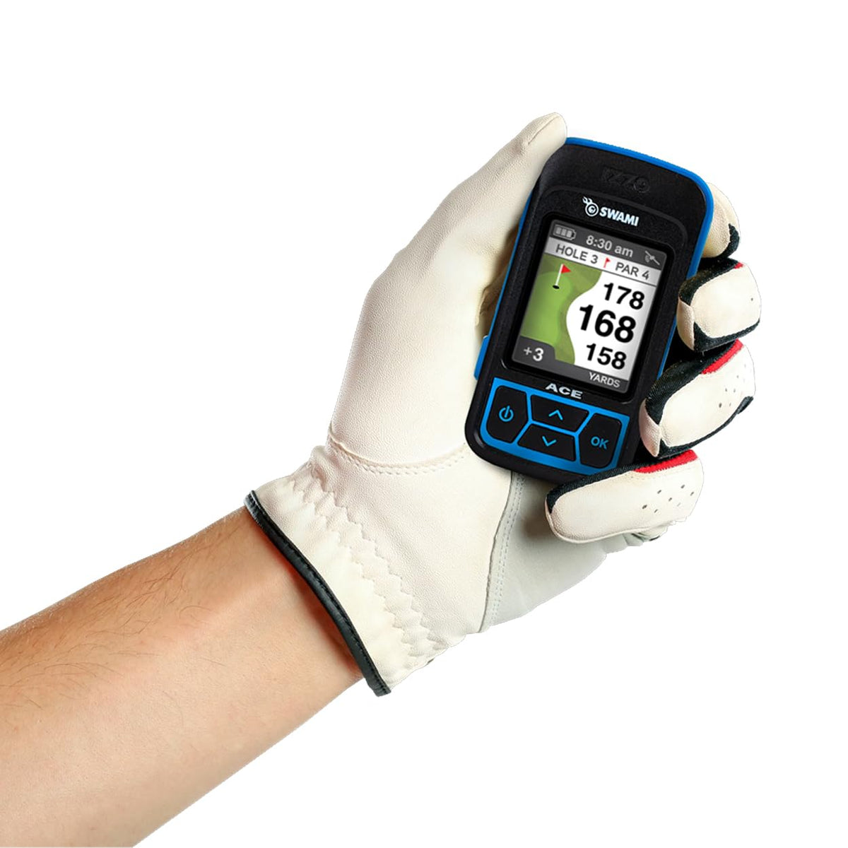 Izzo Swami ACE micro USB charging port and battery indicator for long-lasting playtime