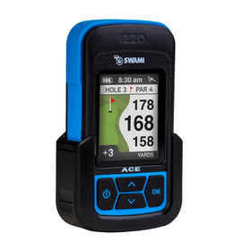 Izzo Swami Ace magnetic case protects the screen on golf carts.