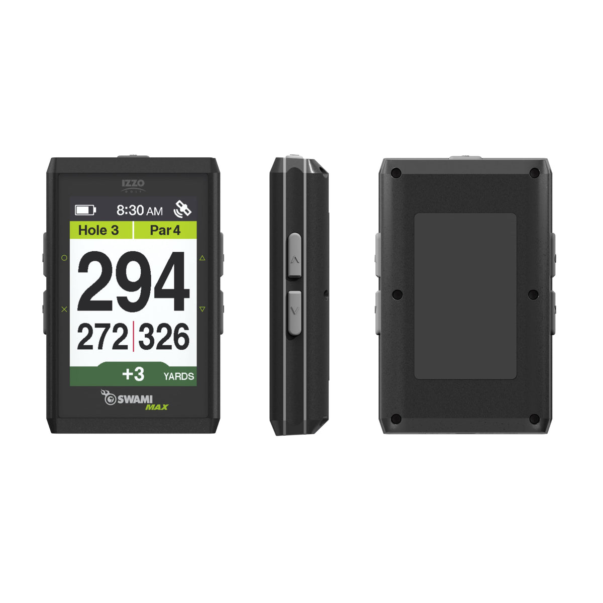 Izzo Swami Max GPS battery life up to 16 hours on a full charge
