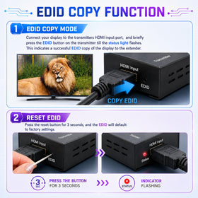 J-Tech Digital connected to Cat6 cable, provides reliable long-distance signal