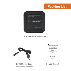 J-Tech Digital 15 ft output demonstrates long cable use with clear 5.1 sound.