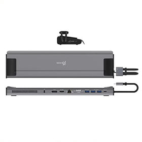 j5create all-in-one dock serves as a compact workstation hub.