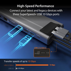 j5create detachable magnetic connectors offer flexible device compatibility.