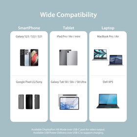 J5create JCA152 travel-ready design shown with compact build for on-the-go use.