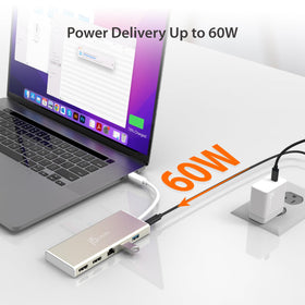 j5create JCD381 PD pass-through powers your laptop while docked
