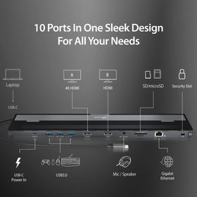 j5create JCD542 compact design with heat dissipation for steady performance