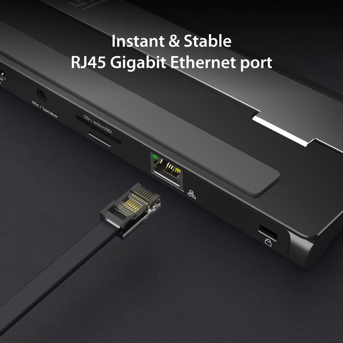 j5create JCD542 100W power delivery for laptop charging while docked
