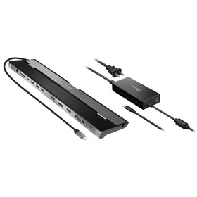 j5create JCD543P docking station front view enabling multi-monitor productivity