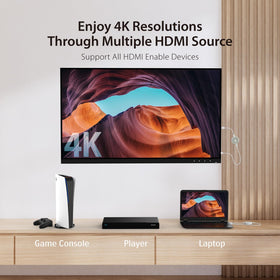 dual-band 2.4/5 GHz on ScreenCast 4K ensures stable streaming