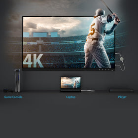 j5create ScreenCast 4K wireless receiver connects to display