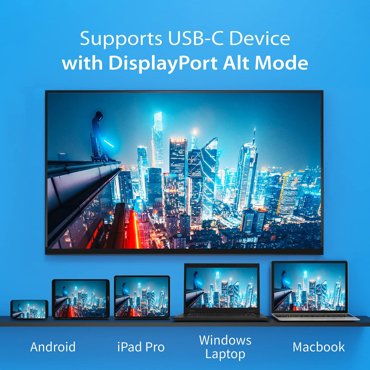 j5create ScreenCast compatible with iPhone 15, MacBook, and more devices