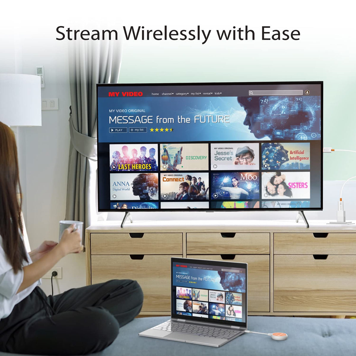 j5create ScreenCast supports DRM HDCP 1.4 for uninterrupted streaming